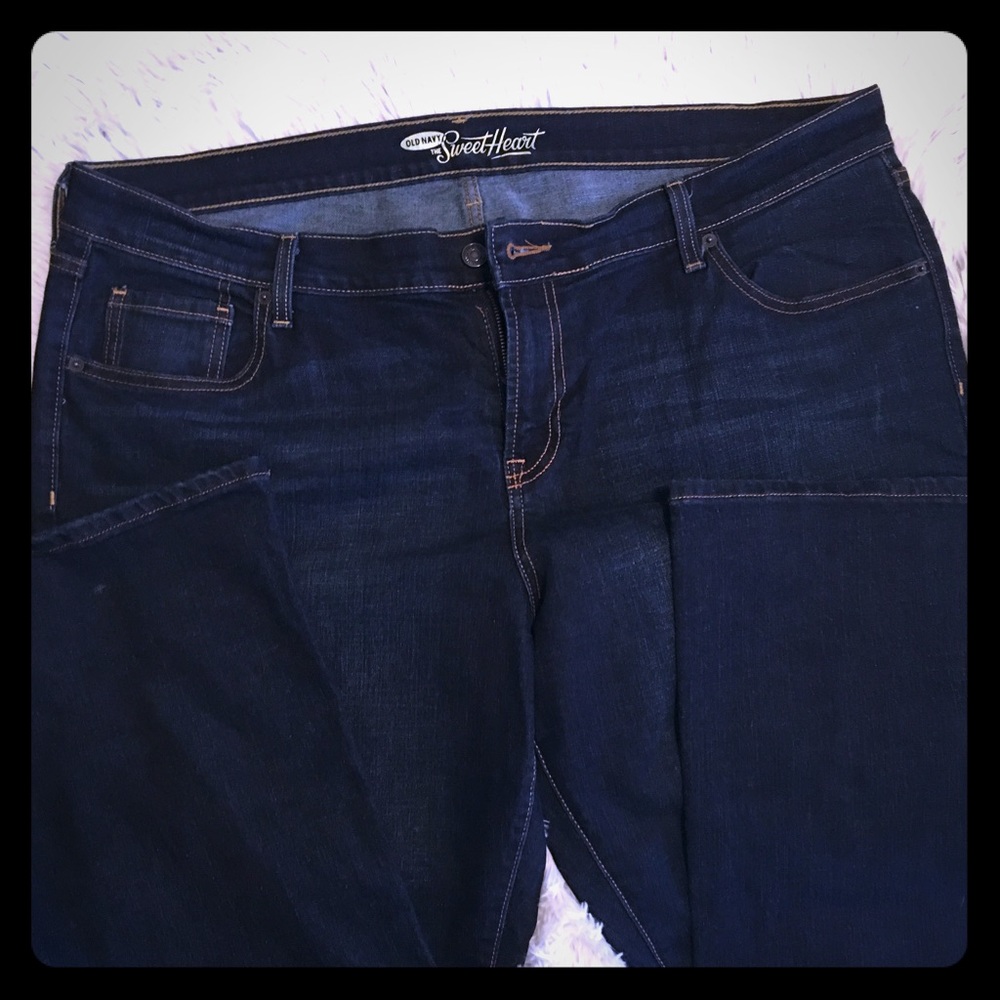 Old Navy Sweetheart Short Jeans dark denim